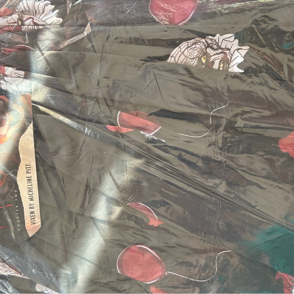 NWT Vixen Micheline Pitt IT Chapter 2 Pennywise Scary Faces Swing Skirt - Small - Picture 2 of 5